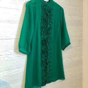 Vero Moda Ditti Ruffle Front Shift Dress, Sz M